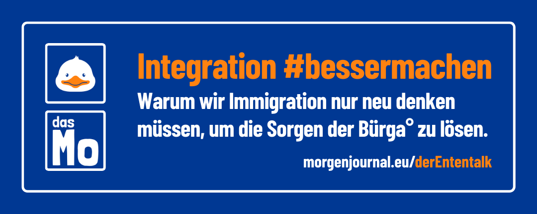 Banner: das Mo - der Ententalk - Integration #bessermachen