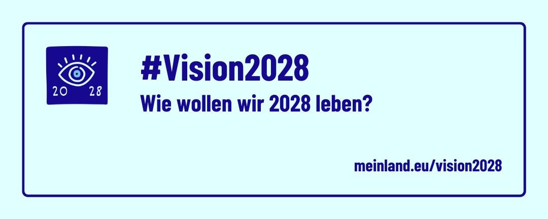 Banner: Vision2028 - Wovon träumst du?