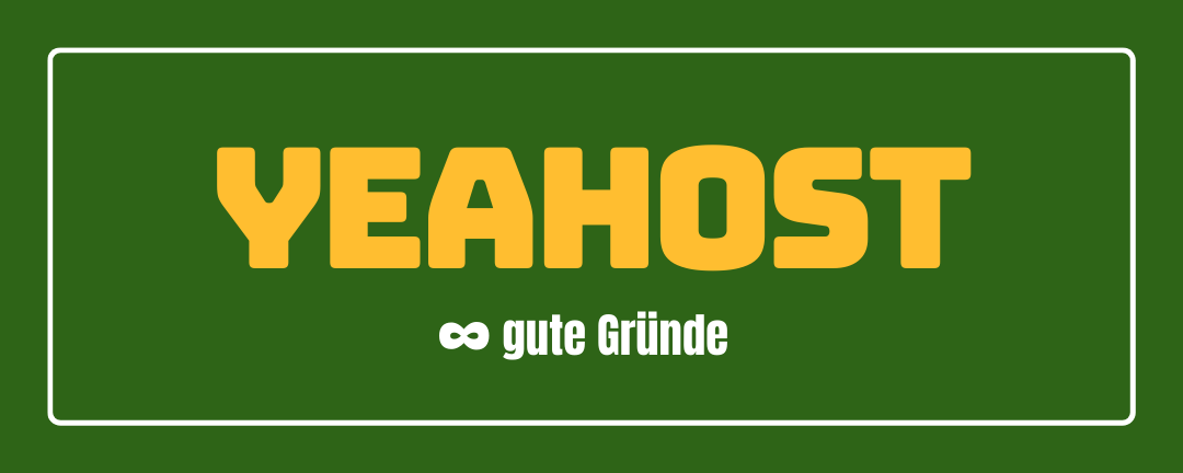 Banner: acht gute Gründe, wobei die 8 auf der Seite liegt und gar keine 8 ist, sondern das Zeichen für Unendlichkeit: ∞