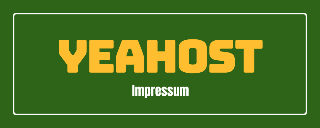 Banner: YEAHOST - Impressum