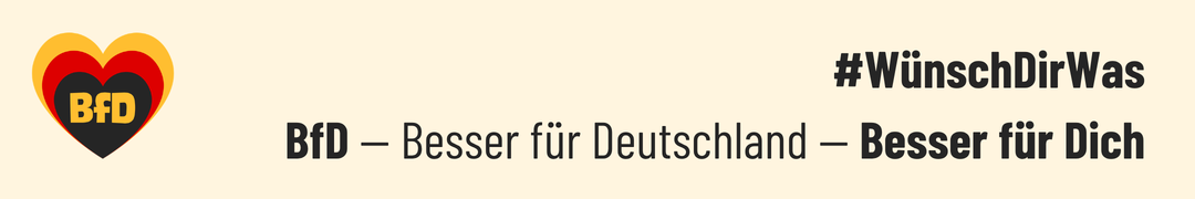 #besserreden BfD - Besser für Deutschland - Besser für Dich