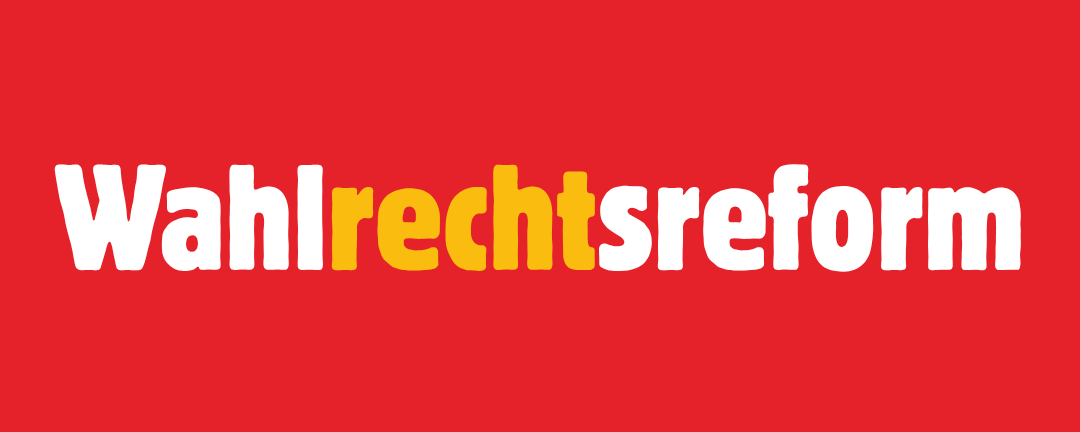 Banner: Wahlrechtsreform