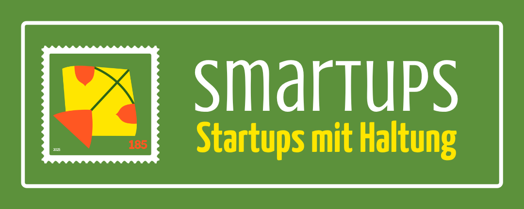 Banner: smartups - Startups mit Haltung