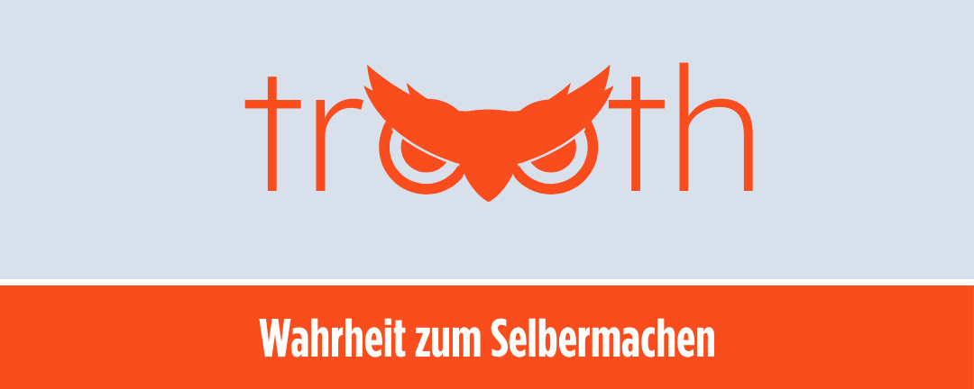 Banner: trooth - Wahrheit zum Selbermachen