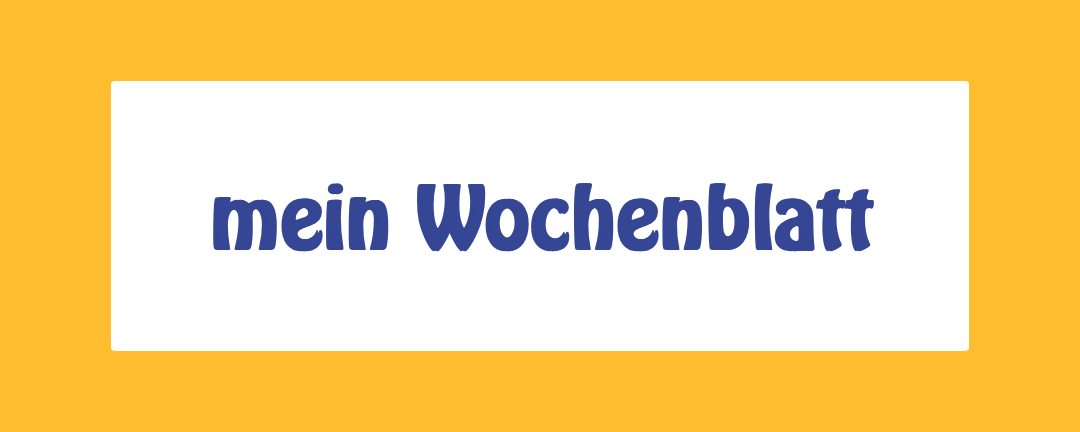 Banner: mein Wochenblatt — #besserreden #bessermachen #besserleben
