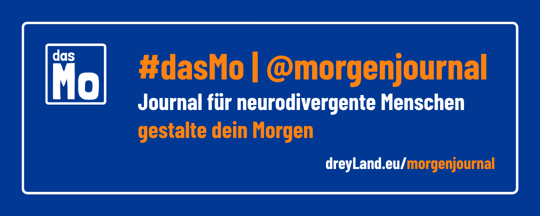 Banner: dasMo | @morgenjournal | Journal für neurodivergente Menschen