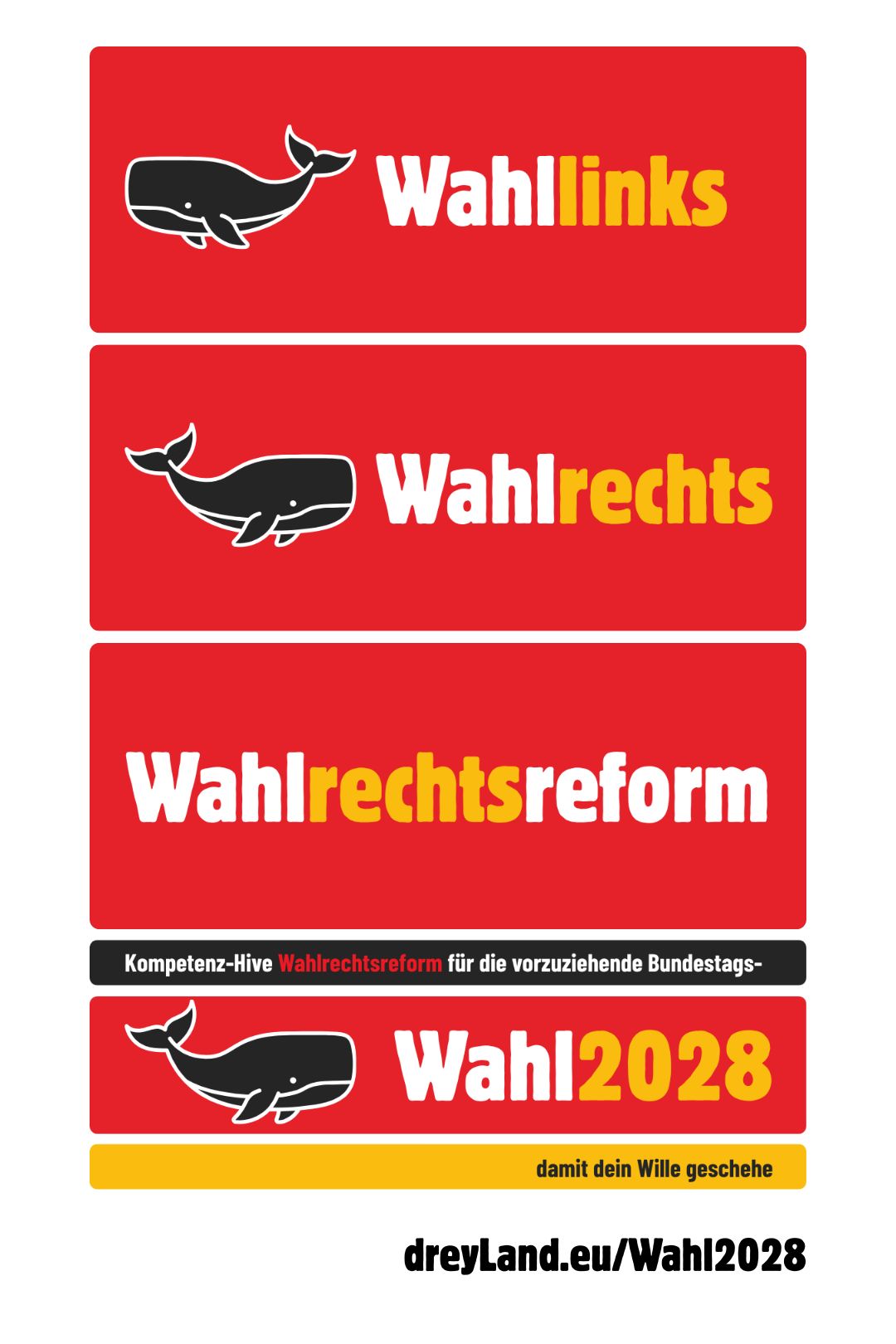 Wahl links - Wahl rechts - Wahlrechts-Reform - Der Kompetenz-Hive zur vorzuziehenden Bundestagswahl 2028